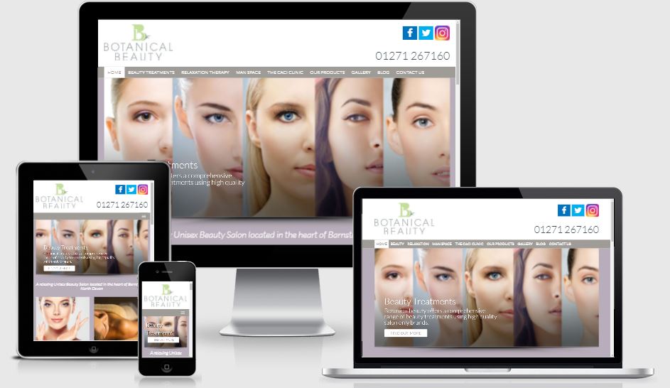 Botanical Beauty Screennot of devices